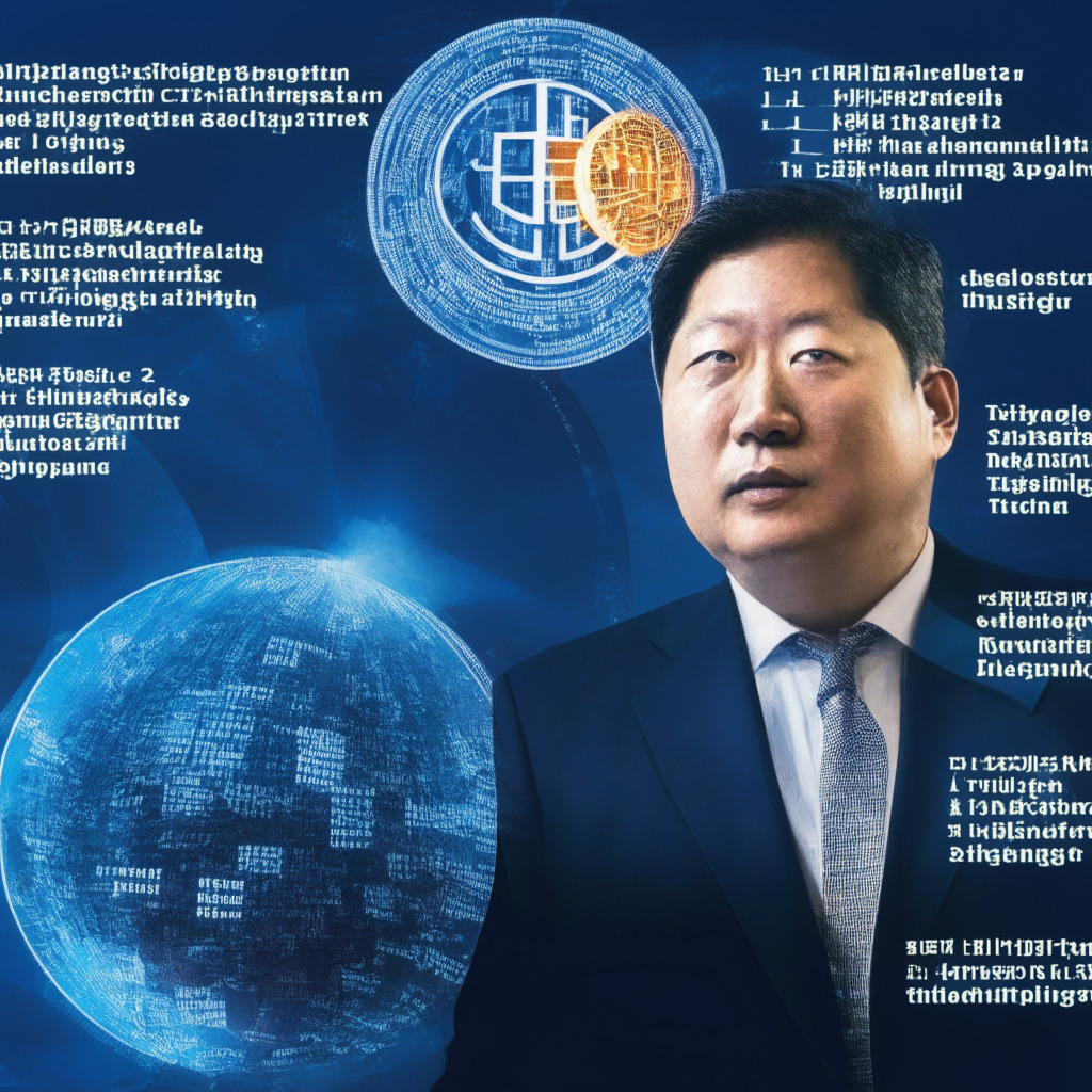 Global crypto exchange under scrutiny, Richard Teng overseeing markets, tightening regulations, growth and expansion challenges, balancing innovation and compliance, diverse financial background, lawsuit and investigations, uncertainty and doubt, emerging regulatory landscape, fostering stable market, tension between innovation and regulation, outcomes impacting crypto industry.