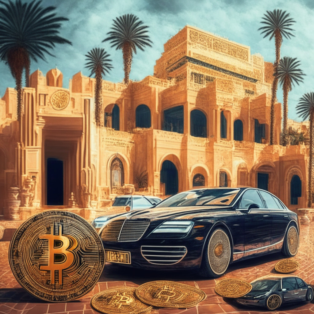 Cryptocurrency dilemma in Morocco, luxury car purchased with Bitcoin, contrasting global regulations, Casablanca Court of Appeal verdict, legal challenges and discrepancies, call for unified framework, cautious embrace of digital currencies, need for global cooperation, fear of legal consequences, hopeful future.