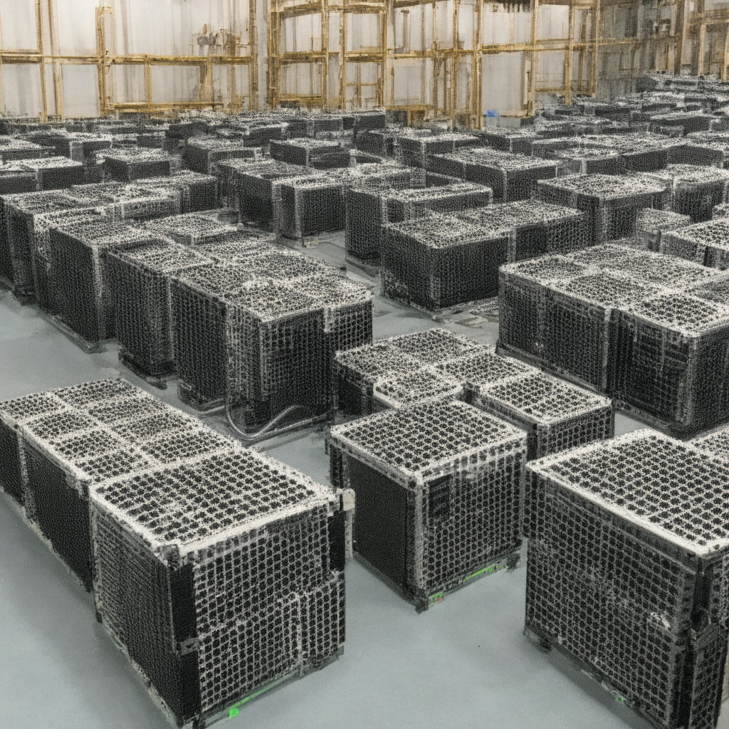 Massive ASIC order for Bitcoin mining, future deployment in Corsicana, Texas, MicroBT's M56S+ and M56S++ models, immersion cooling systems, anticipated 20.1 EH/s total hashrate capacity, possible extension to 35.4 EH/s, upcoming Bitcoin halving event in April 2024, uncertain sustainability impact, innovative technology vs environmental concerns.
